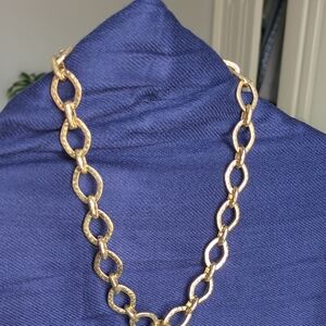 Chic Gold-Tone Link Necklace